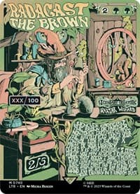 Radagast the Brown (Borderless Poster) (Serial Numbered) - Universes Beyond: The Lord of the Rings: Tales of Middle-earth - Magic: The Gathering card