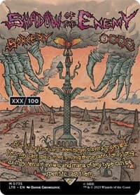 Shadow of the Enemy (Borderless Poster) (Serial Numbered) - Universes Beyond: The Lord of the Rings: Tales of Middle-earth - Magic: The Gathering card