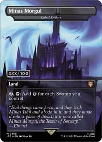 Minas Morgul - Cabal Coffers (Borderless) (Serial Numbered) - Commander: The Lord of the Rings: Tales of Middle-earth - Magic: The Gathering card