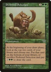 Preferred Selection - Mirage - Magic: The Gathering card