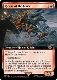 Riders of the Mark (Extended Art) - Universes Beyond: The Lord of the Rings: Tales of Middle-earth - Magic: The Gathering card