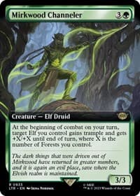 Mirkwood Channeler (Extended Art) - Universes Beyond: The Lord of the Rings: Tales of Middle-earth - Magic: The Gathering card