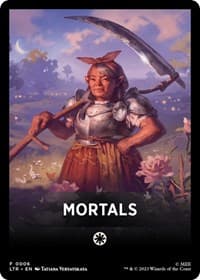 Mortals Theme Card - Universes Beyond: The Lord of the Rings: Tales of Middle-earth - Magic: The Gathering card