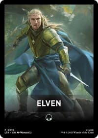 Elven Theme Card - Universes Beyond: The Lord of the Rings: Tales of Middle-earth - Magic: The Gathering card