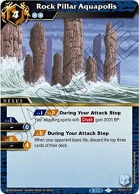 Rock Pillar Aquapolis - Aquatic Invaders - Battle Spirits Saga card
