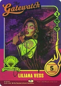 Liliana Vess (747) (Autographed) - Secret Lair Drop Series - Magic: The Gathering card