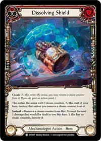 Dissolving Shield (Red) - Bright Lights - Flesh and Blood TCG card