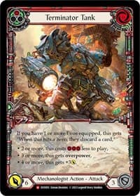 Terminator Tank (Extended Art) - Bright Lights - Flesh and Blood TCG card