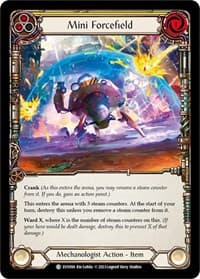 Mini Forcefield (Yellow) - Bright Lights - Flesh and Blood TCG card