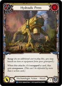 Hydraulic Press (Yellow) - Bright Lights - Flesh and Blood TCG card