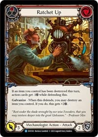 Ratchet Up (Red) - Bright Lights - Flesh and Blood TCG card