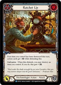 Ratchet Up (Blue) - Bright Lights - Flesh and Blood TCG card