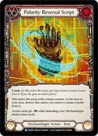 Polarity Reversal Script - Bright Lights - Flesh and Blood TCG card