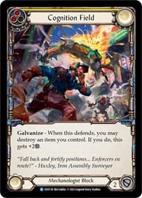 Cognition Field (Yellow) - Bright Lights - Flesh and Blood TCG card