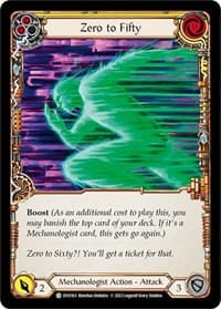 Zero to Fifty (Yellow) - Bright Lights - Flesh and Blood TCG card