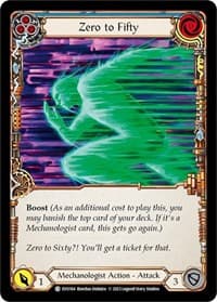 Zero to Fifty (Blue) - Bright Lights - Flesh and Blood TCG card
