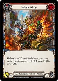 Infuse Alloy (Red) - Bright Lights - Flesh and Blood TCG card