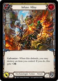 Infuse Alloy (Yellow) - Bright Lights - Flesh and Blood TCG card