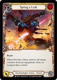 Spring a Leak (Yellow) - Bright Lights - Flesh and Blood TCG card