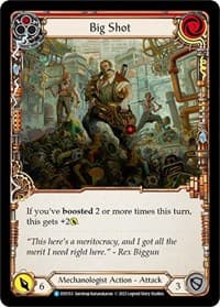 Big Shot - Bright Lights - Flesh and Blood TCG card