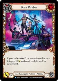 Burn Rubber - Bright Lights - Flesh and Blood TCG card