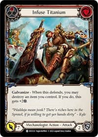 Infuse Titanium (Red) - Bright Lights - Flesh and Blood TCG card