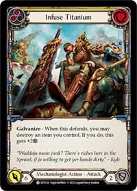 Infuse Titanium (Yellow) - Bright Lights - Flesh and Blood TCG card