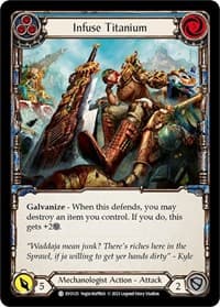 Infuse Titanium (Blue) - Bright Lights - Flesh and Blood TCG card