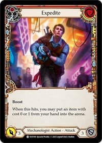 Expedite (Red) - Bright Lights - Flesh and Blood TCG card