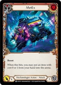 MetEx (Red) - Bright Lights - Flesh and Blood TCG card