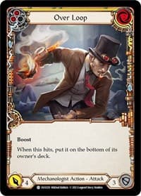 Over Loop (Yellow) - Bright Lights - Flesh and Blood TCG card