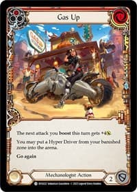 Gas Up (Red) - Bright Lights - Flesh and Blood TCG card