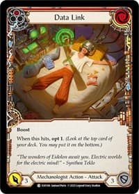Data Link (Red) - Bright Lights - Flesh and Blood TCG card