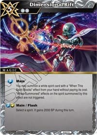 Dimensional Rift - Aquatic Invaders - Battle Spirits Saga card
