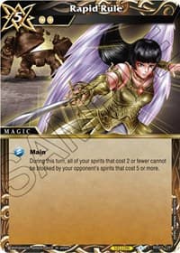 Rapid Rule - Aquatic Invaders - Battle Spirits Saga card