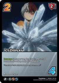 Icy Display - UniVersus: My Hero Academia: Jet Burn - UniVersus card