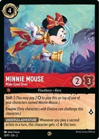 Minnie Mouse - Wide-Eyed Diver - Disney Lorcana Promo Cards - Disney Lorcana card