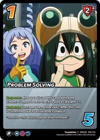 Problem Solving - UniVersus: My Hero Academia: Jet Burn - UniVersus card