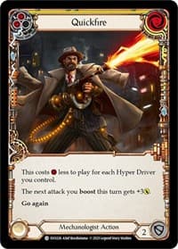 Quickfire (Yellow) - Bright Lights - Flesh and Blood TCG card