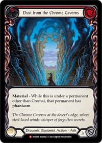 Dust from the Chrome Caverns - Bright Lights - Flesh and Blood TCG card
