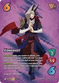 Edgeshot - UniVersus: My Hero Academia: Jet Burn - UniVersus card
