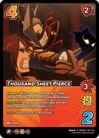 Thousand Sheet Pierce - UniVersus: My Hero Academia: Jet Burn - UniVersus card