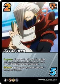 #4 Pro Hero - UniVersus: My Hero Academia: Jet Burn - UniVersus card