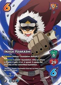 Inasa Yoarashi - UniVersus: My Hero Academia: Jet Burn - UniVersus card