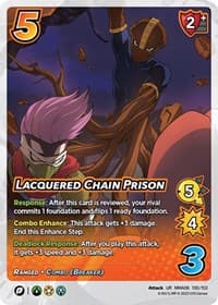 Lacquered Chain Prison - UniVersus: My Hero Academia: Jet Burn - UniVersus card