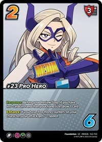 #23 Pro Hero - UniVersus: My Hero Academia: Jet Burn - UniVersus card
