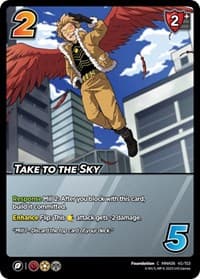 Take to the Sky - UniVersus: My Hero Academia: Jet Burn - UniVersus card