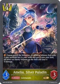 Amelia, Silver Paladin - BP02: Reign of Bahamut - Shadowverse: Evolve card
