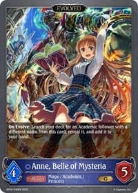 Anne, Belle of Mysteria (Evolved) - BP02: Reign of Bahamut - Shadowverse: Evolve card