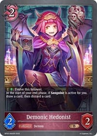 Demonic Hedonist - BP02: Reign of Bahamut - Shadowverse: Evolve card
